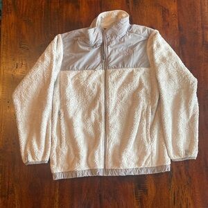 The North Face Girl’s Fleece Jacket Gray in Size XL (18) [Great Condition]